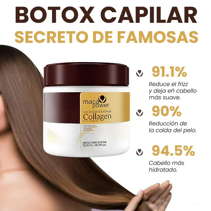 Tratamiento Capilar de Colágeno + ¡Regalo de Mascarilla de Té Verde!