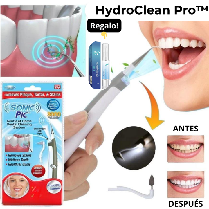 Irrigador Dental HydroClean Pro™ + ¡Regalo Lápiz Blanqueador!