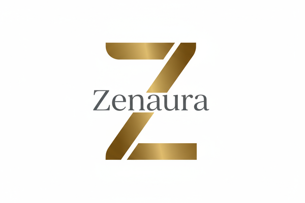 UN logo avec un grand Z au millieu puit au millieu du Z je veux qu il est ecrit Zenaura 